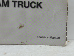 2004 Dodge Ram 2500 Owners Manual Book Guide OEM Used Auto Parts