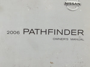 2006 Nissan Pathfinder Owners Manual Book Guide OEM Used Auto Parts