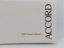 2002 Honda Accord Owners Manual Book Guide OEM Used Auto Parts