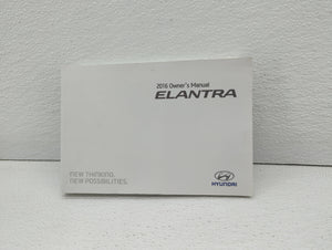 2016 Hyundai Elantra Owners Manual Book Guide OEM Used Auto Parts