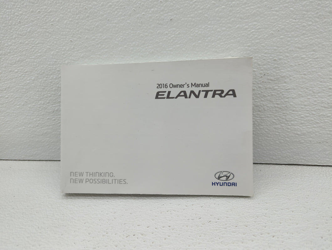 2016 Hyundai Elantra Owners Manual Book Guide OEM Used Auto Parts