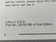 2004 Cadillac Deville Owners Manual Book Guide OEM Used Auto Parts