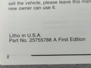 2004 Cadillac Deville Owners Manual Book Guide OEM Used Auto Parts