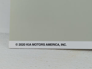 2020 Kia Optima Owners Manual Book Guide OEM Used Auto Parts