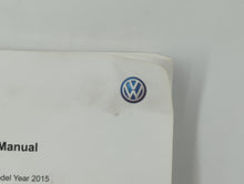 2015 Volkswagen Jetta Owners Manual Book Guide OEM Used Auto Parts