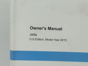 2015 Volkswagen Jetta Owners Manual Book Guide OEM Used Auto Parts