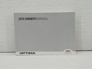 2015 Kia Optima Owners Manual Book Guide OEM Used Auto Parts