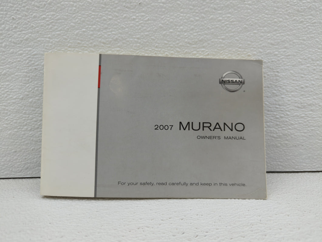 2007 Nissan Murano Owners Manual Book Guide OEM Used Auto Parts