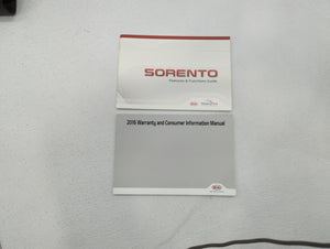 2016 Kia Sorento Owners Manual Book Guide OEM Used Auto Parts