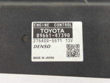 2011 Toyota Prius PCM Engine Computer ECU ECM PCU OEM P/N:89661-47390 89681-47211 Fits OEM Used Auto Parts