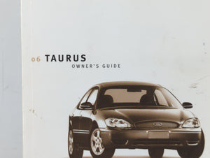 2006 Ford Taurus Owners Manual Book Guide OEM Used Auto Parts