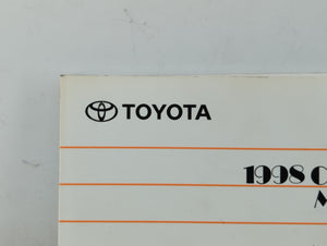 1998 Toyota Camry Owners Manual Book Guide OEM Used Auto Parts