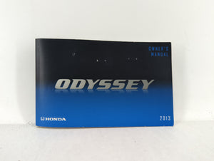 2013 Honda Odyssey Owners Manual Book Guide OEM Used Auto Parts