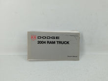 2004 Dodge Ram 2500 Owners Manual Book Guide OEM Used Auto Parts