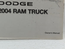 2004 Dodge Ram 2500 Owners Manual Book Guide OEM Used Auto Parts