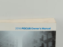 2016 Ford Focus Owners Manual Book Guide OEM Used Auto Parts