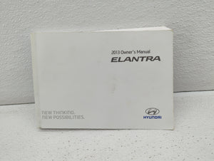 2013 Hyundai Elantra Owners Manual Book Guide OEM Used Auto Parts