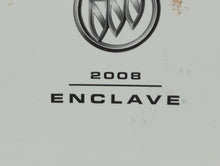 2008 Buick Enclave Owners Manual Book Guide OEM Used Auto Parts