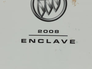 2008 Buick Enclave Owners Manual Book Guide OEM Used Auto Parts