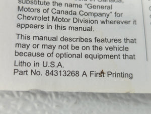 2020 Chevrolet Malibu Owners Manual Book Guide OEM Used Auto Parts