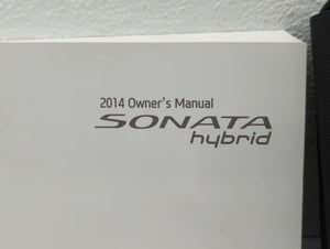 2014 Hyundai Sonata Owners Manual Book Guide OEM Used Auto Parts