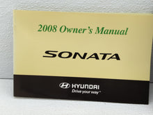 2008 Hyundai Sonata Owners Manual Book Guide OEM Used Auto Parts