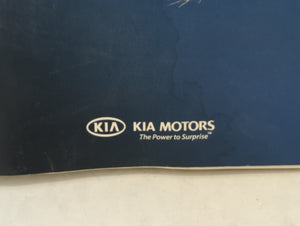 2010 Kia Sedona Owners Manual Book Guide OEM Used Auto Parts