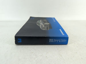 2013 Honda Accord Owners Manual Book Guide OEM Used Auto Parts