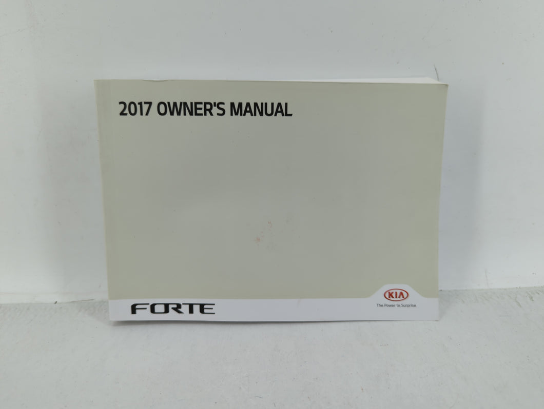 2017 Kia Forte Owners Manual Book Guide OEM Used Auto Parts