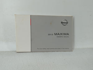 2013 Nissan Maxima Owners Manual Book Guide OEM Used Auto Parts