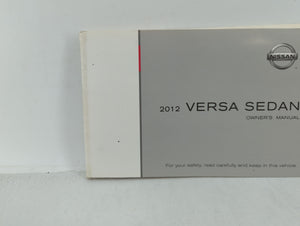 2012 Nissan Versa Owners Manual Book Guide OEM Used Auto Parts