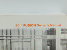 2014 Ford Fusion Owners Manual Book Guide OEM Used Auto Parts