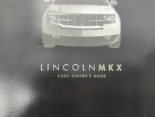 2007 Lincoln Mkx Owners Manual Book Guide OEM Used Auto Parts