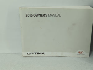 2015 Kia Optima Owners Manual Book Guide OEM Used Auto Parts