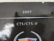 2007 Cadillac Cts Owners Manual Book Guide OEM Used Auto Parts