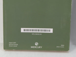 2008 Mercury Sable Owners Manual Book Guide OEM Used Auto Parts