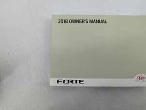 2018 Kia Forte Owners Manual Book Guide OEM Used Auto Parts