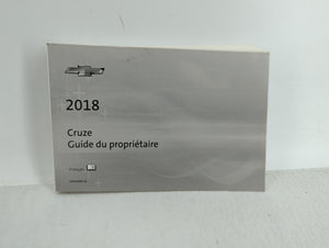 2018 Chevrolet Cruze Owners Manual Book Guide OEM Used Auto Parts