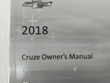 2018 Chevrolet Cruze Owners Manual Book Guide OEM Used Auto Parts