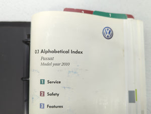 2010 Volkswagen Passat Owners Manual Book Guide OEM Used Auto Parts