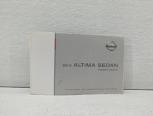 2013 Nissan Altima Owners Manual Book Guide OEM Used Auto Parts