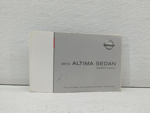 2013 Nissan Altima Owners Manual Book Guide OEM Used Auto Parts