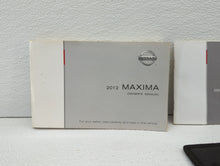 2012 Nissan Maxima Owners Manual Book Guide OEM Used Auto Parts