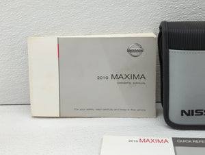 2010 Nissan Maxima Owners Manual Book Guide OEM Used Auto Parts