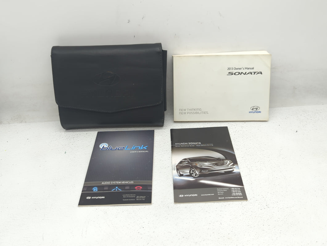 2013 Hyundai Sonata Owners Manual Book Guide OEM Used Auto Parts