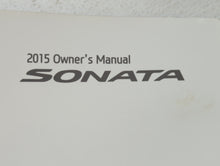 2015 Hyundai Sonata Owners Manual Book Guide OEM Used Auto Parts