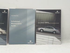 2003 Mercury Sable Owners Manual Book Guide OEM Used Auto Parts