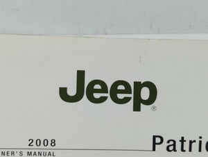 2008 Jeep Patriot Owners Manual Book Guide OEM Used Auto Parts