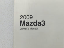 2009 Mazda 3 Owners Manual Book Guide OEM Used Auto Parts