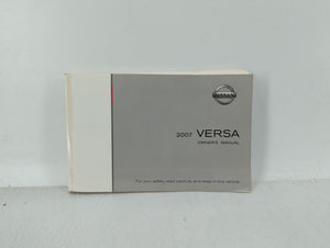 2007 Nissan Versa Owners Manual Book Guide OEM Used Auto Parts